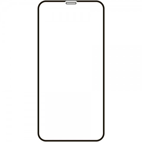 Защитное 3D стекло для iPhone 12 Pro Max, черное-1