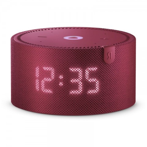 Умная колонка Яндекс Станция Мини с часами с Алисой на YaGPT, красная, 10Вт, (YNDX-00020G)