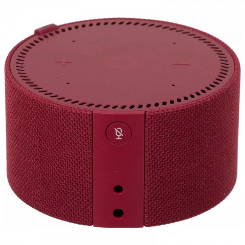 Умная колонка Яндекс Станция Мини с часами с Алисой на YaGPT, красная, 10Вт, (YNDX-00020G)-2