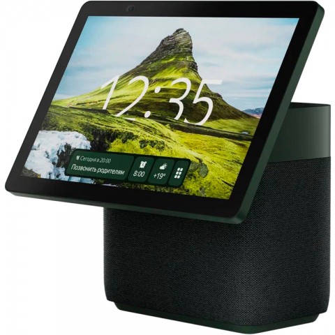 Умная колонка Яндекс Станция Дуо Макс с Zigbee, зеленая