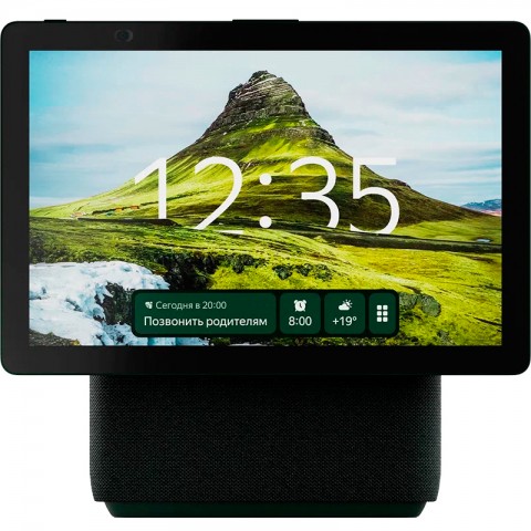 Умная колонка Яндекс Станция Дуо Макс с Zigbee, зеленая-1