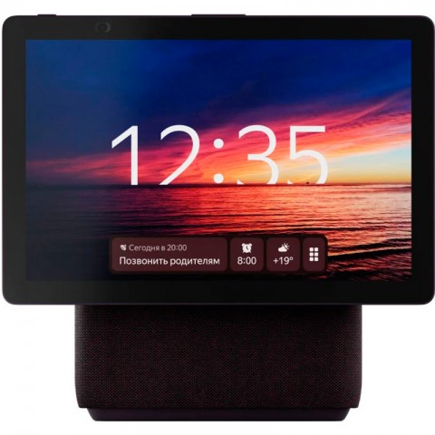 Умная колонка Яндекс Станция Дуо Макс с Zigbee, красная-1