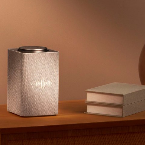 Умная колонка Яндекс Станция Макс с Zigbee, бежевая-3