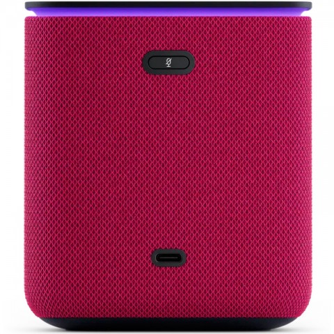 Умная колонка Яндекс Станция Миди с Алисой, малиновая-1