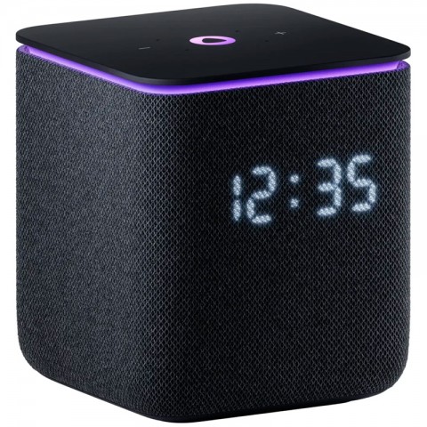 Умная колонка Яндекс Станция Миди с Алисой, черная