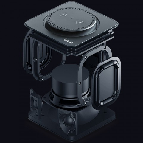 Умная колонка Яндекс Станция с Алисой, фиолетовая-3