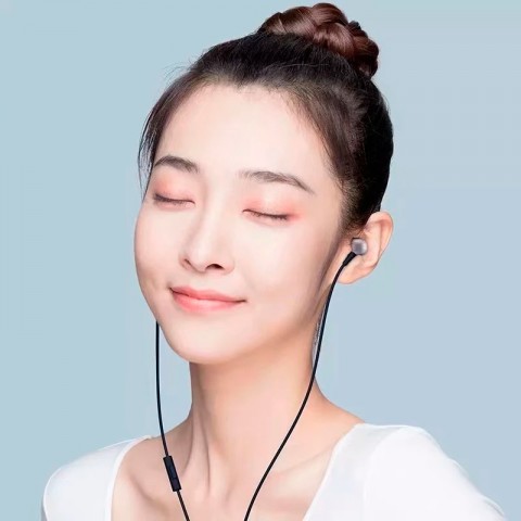 Наушники с микрофоном Xiaomi Mi Capsule Headphones (DDQ01WM) черные-1