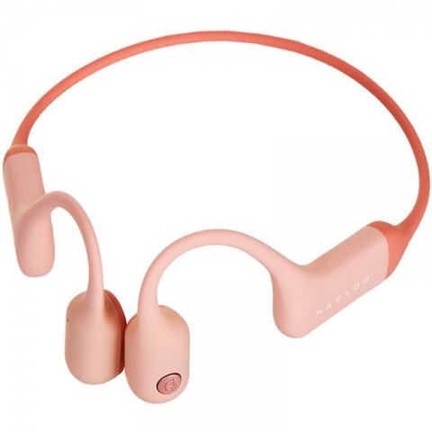 Беспроводные наушники Haylou BC01 с костной проводимостью, розовые-2