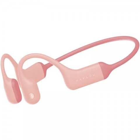 Беспроводные наушники Haylou BC01 с костной проводимостью, розовые