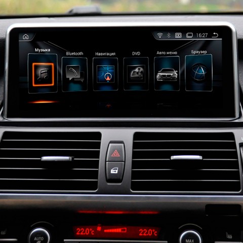 Штатное головное устройство BMW X5 E70(2010-2013)/X6 E71(2012-2014) CIC, Android-2