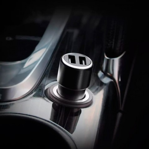 Автомобильное зарядное устройство Xiaomi ZMI Metal Car Charger 2 USB 3.6A (AP821)-2