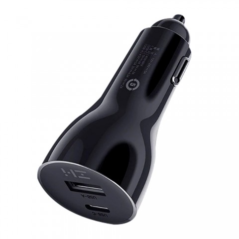 Автомобильное ЗУ Xiaomi ZMI Metal Car Charger 45W Dual Port USB/Type-C-2