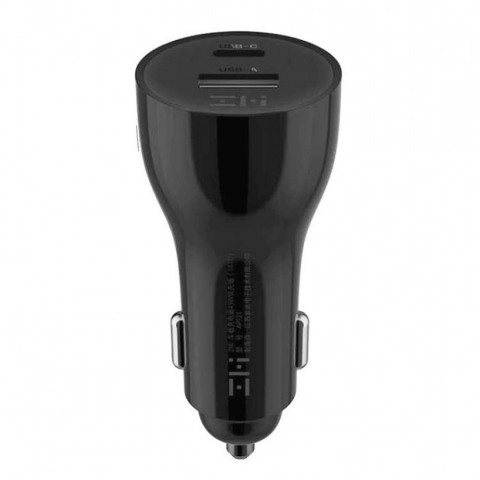 Автомобильное ЗУ Xiaomi ZMI Metal Car Charger 45W Dual Port USB/Type-C