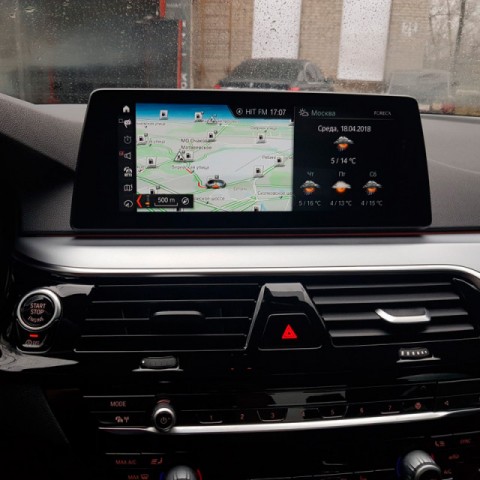 Штатное головное устройство BMW 5 G30/10 EVO Black Android-2