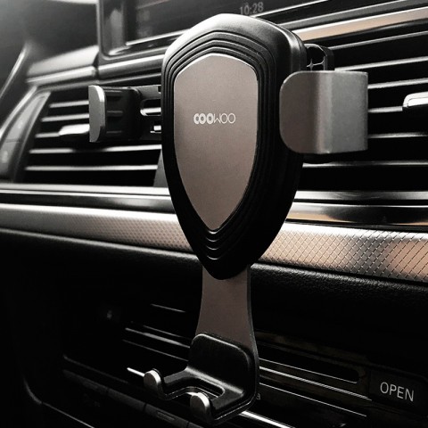Автомобильный держатель Xiaomi Gravity induction car phone holder, серый-5