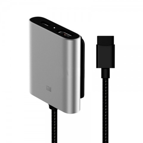 Адаптер-удлинитель Xiaomi Mi Car Charger QC 3.0 USB/Type-C-1