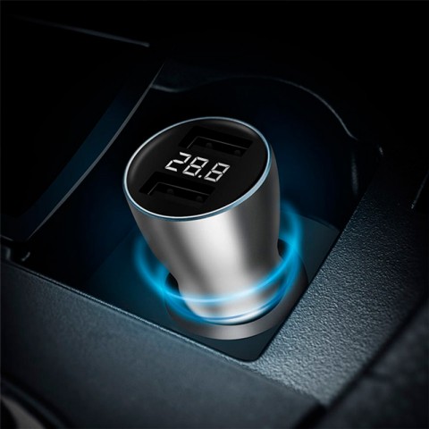 Автомобильное ЗУ ZMI PowerCruise Dual USB Car Charger 18W быстрая зарядка-3