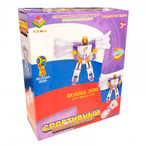 Игрушка-трансформер "Спортивный отряд" Бадминтон-воин