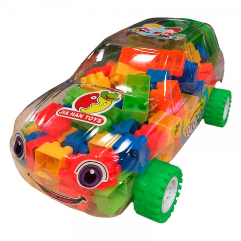 Набор-конструктор Строительные блоки "машинка"-1