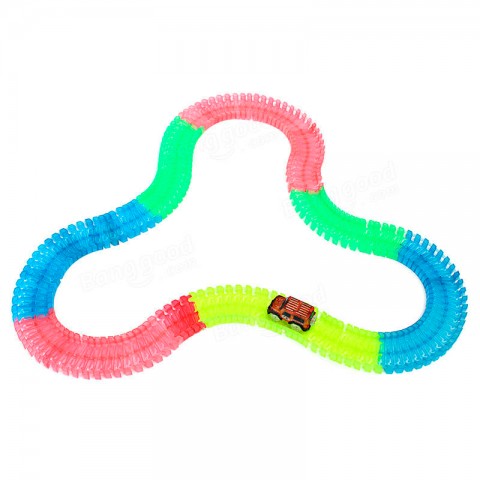 Набор гоночный "LED Twister Track" (118 деталей)