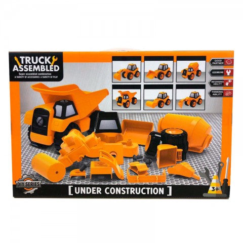 Набор-конструктор CXL "Экскаватор с инструментами"-1