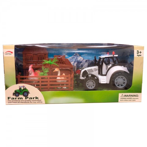 Набор игрушек "Фермер-парк" трактор и ферма-1