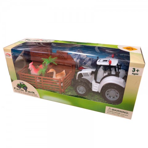 Набор игрушек "Фермер-парк" трактор и ферма