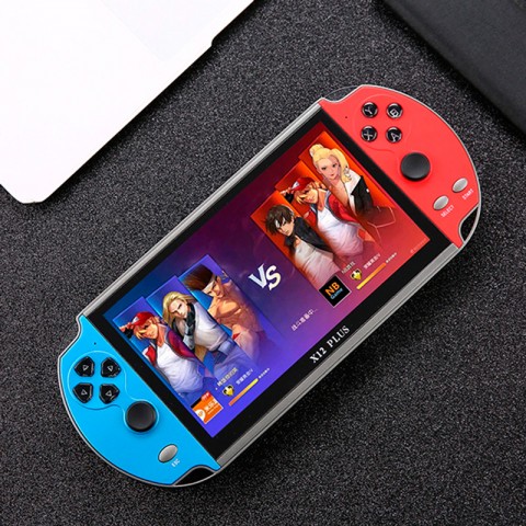 Портативная игровая консоль x12 plus 7-дюймовая, встроенные 1000 игр-2