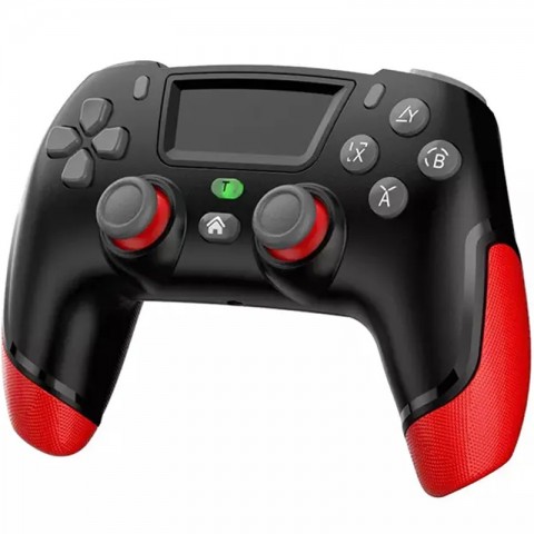 Универсальный игровой контроллер для PS4|PS3|PC|SWITCH|iOS|Android, цвет: черно-красный