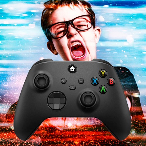 Игровой контроллер (геймпад) для Xbox Series X/S/One/PC/Android/iOS, 2.4G, черный-4