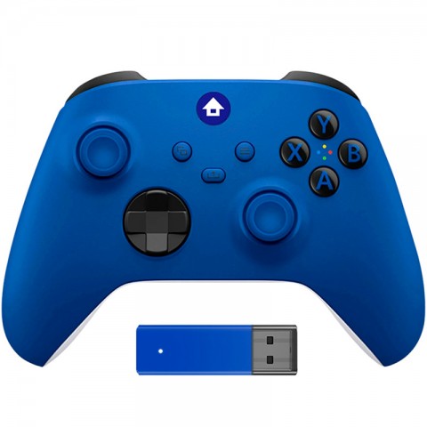 Игровой контроллер (геймпад) для Xbox One/PC/Android/iOS, шокирующий синий