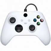 Геймпад для Xbox Series X/S, проводной, белый Геймпад для Xbox Series X/S, проводной, белый