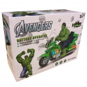 Игрушка "Мстители" Халк на мотоцикле