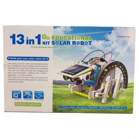 Набор-конструктор Solar Robot 13 в 1 на солнечной энергии-1