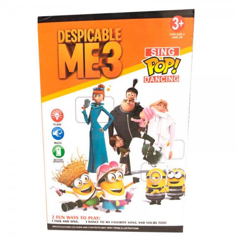Игрушка миньон "Despicable Me 3" поет и танцует-1