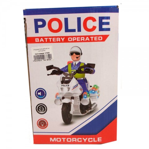 Игрушка полицейский на мотоцикле-1