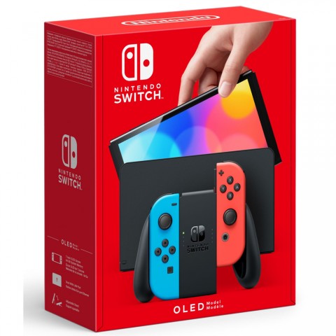 Игровая приставка Nintendo Switch Oled (neon)-3