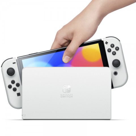 Игровая приставка Nintendo Switch OLED, белая-2