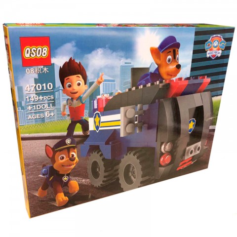 Игрушка-конструктор "Щенячий Патруль" полицейская машина 