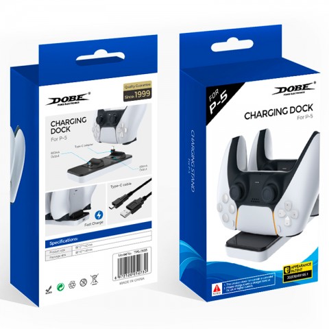 Зарядная станция DOBE TP5-0505 для двух геймпадов DualSense PlayStation 5-2