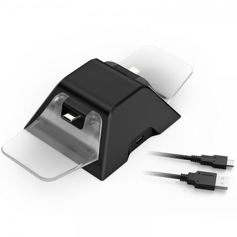 Зарядная станция DOBE TP5-0528 для двух геймпадов DualSense PlayStation 5
