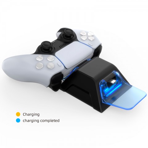 Зарядная станция DOBE TP5-0528 для двух геймпадов DualSense PlayStation 5-4