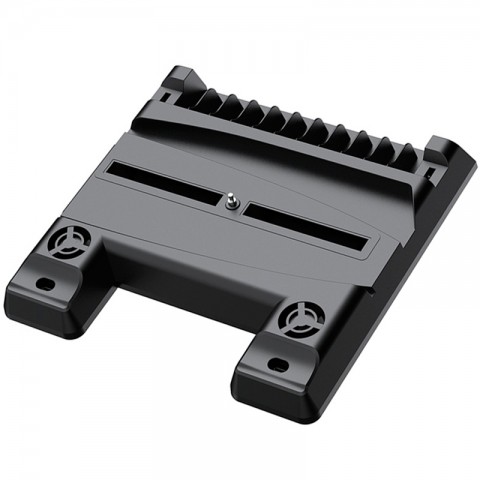 Многофункциональная охлаждающая подставка (док-станция) DOBE для игровой приставки PlayStation 5 (PS5) с зарядкой и индикацией для геймпадов DualSense и отделениями для дисков.