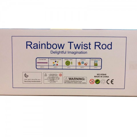 Игрушка-конструктор 123 "Rainbow Twist Rod" 50 деталей-1