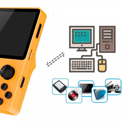 Портативная игровая консоль POWKIDDY RGB20S, 128Gb, 3.5" дюймов, 10000 игр-7