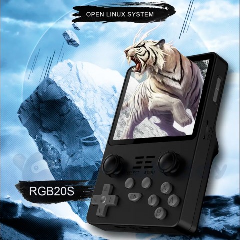 Портативная игровая консоль POWKIDDY RGB20S, 128Gb, 3.5" дюймов, 10000 игр-1