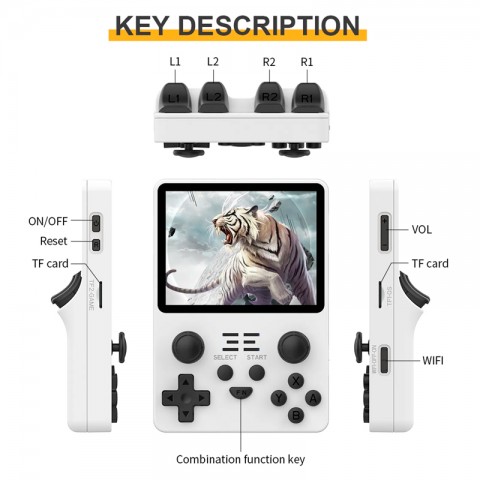 Портативная игровая консоль POWKIDDY RGB20S, 128Gb, 3.5" дюймов, 10000 игр-5