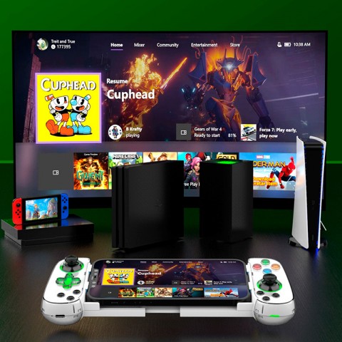 Универсальный игровой контроллер для смартфона (Android/iOS), ПК (Windows/Mac OS), игровых приставок (Xbox, PS4, Switch)-6