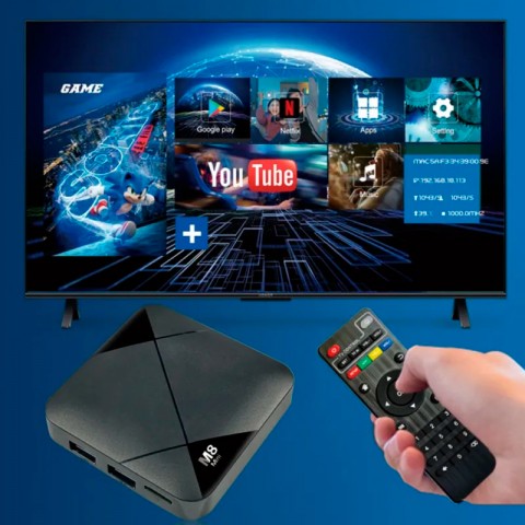 Игровая ТВ-приставка M8 mini 4K Android TV + 10000 игр-2