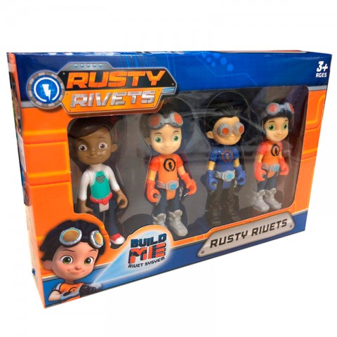Набор игрушек Rusty Rivets 4 фигурки